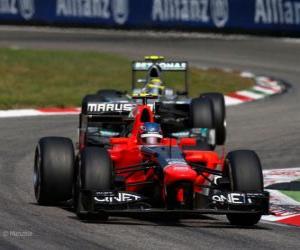 Puzzle Charles Pic, Marussia 2012